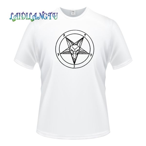 

men clothes 2019 sigil of lucifer satan devil demon evil hell summer t-shirt short sleeve fashion fitness basic undershirt