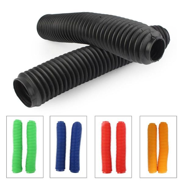

universal motorbike front fork dust covers gaiters boots rubber fits motorbike dirt bike 360mm 2pcs