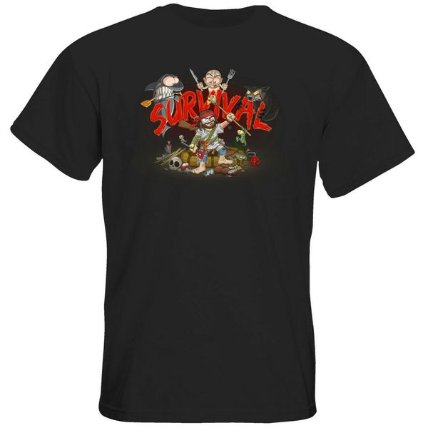 

getshirts-gronkh официальный мерчендайзинг-t-shirt-survival t-shirt лето стиль casual wear