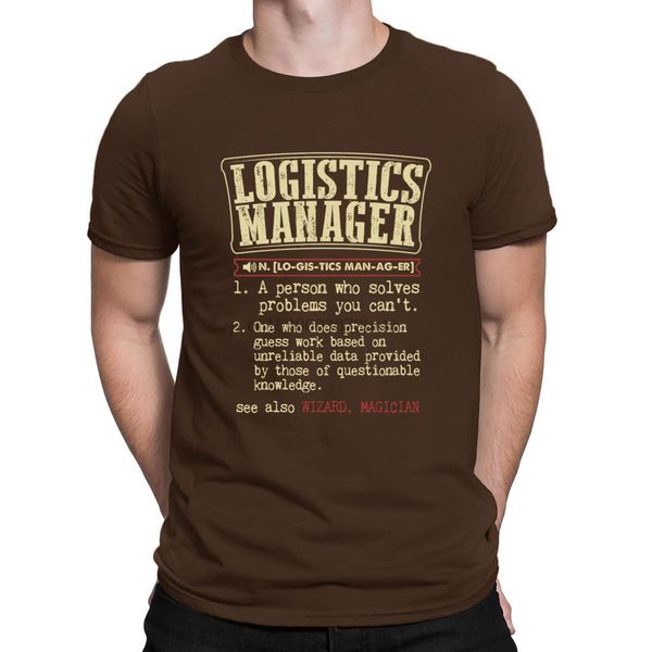 

logistics manager badass dictionary term t-shirts anti-wrinkle original design t shirt for men euro size tee 2019 family
