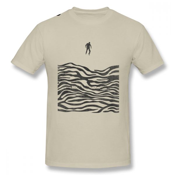 

simple dive man t shirt retro pure cotton tee shirt ing