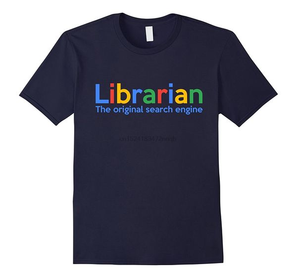 

librarian the original search engine t shirt funny library t shirt discount 100 cotton t-shirt for men& print men