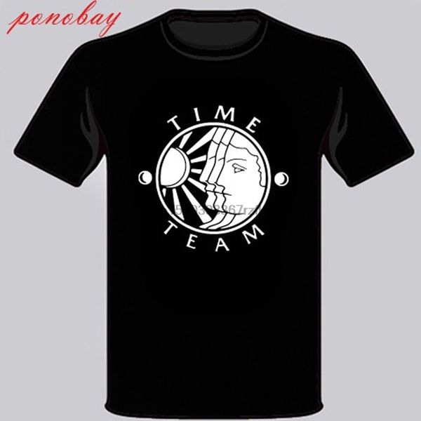 

new time team british tv show tony robinson mens black t-shirt size s to 3xl