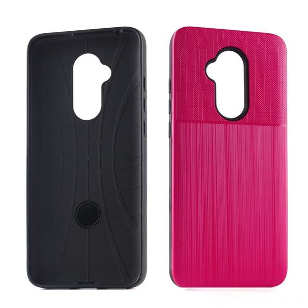 

hybrid armor tpu pc case for alcatel 7 folio alcatel 7 metropcs for lg q7 q7 plus metropcs dual layer protector cover b
