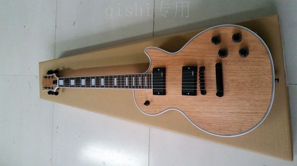 

matte color natural wood color electric guitar rose wood fingerboard china custom shop made beautiful