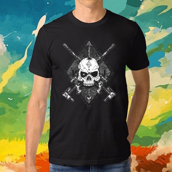

хлопок мужчины футболка летняя мода usmc tee свободные топы черепа diy новую моду