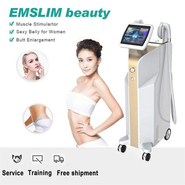 

body sculpt technology emslim hi emt fat removal teslasculpt high intensity focused electromagnetic em sculpt body massage device, Black;white