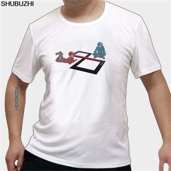 

summer casual t shirt good quality friend tron slot light cycles o-neck short-sleeve mens shirts euro size