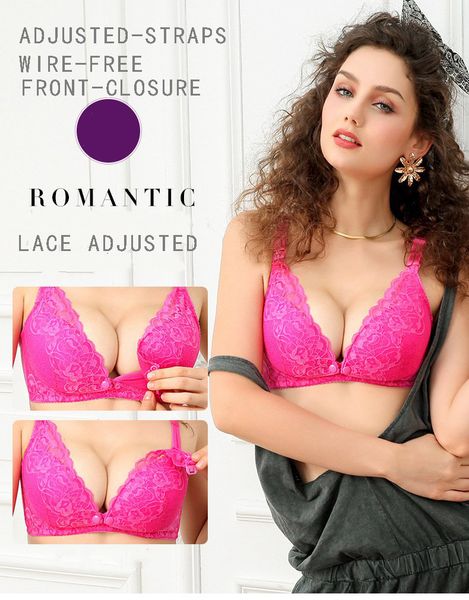 

wire-cotton breastfeeding maternity nursing bras women soft adjusted-straps soft feeding sleeping bras lj200917, White