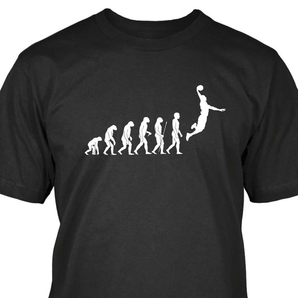 

2019 fashion casual men t-shirt basketballs evolution t-shirt