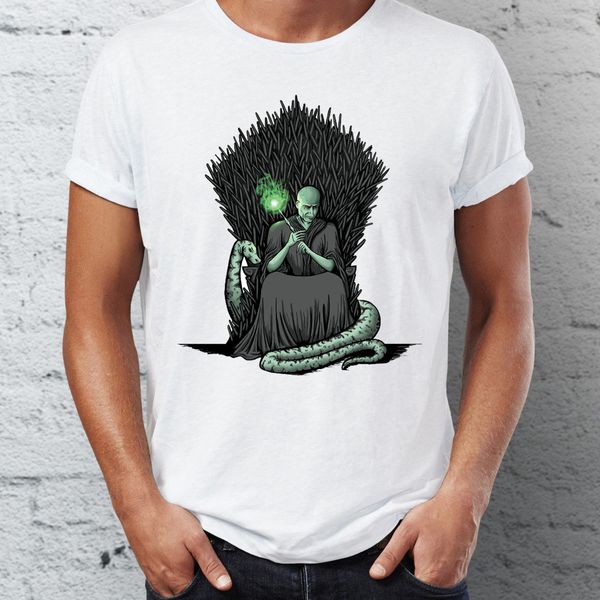 

men's t shirt game of thrones parody throne of a thousand wands tee