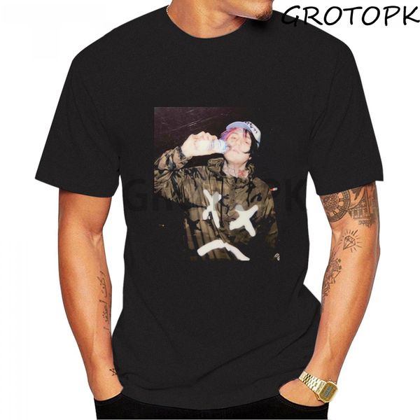 

harajuku aesthetics women t shirt lil peep t shirt rap hip hop men'strend letter short-sleeved t-shirt casual oversized shirt