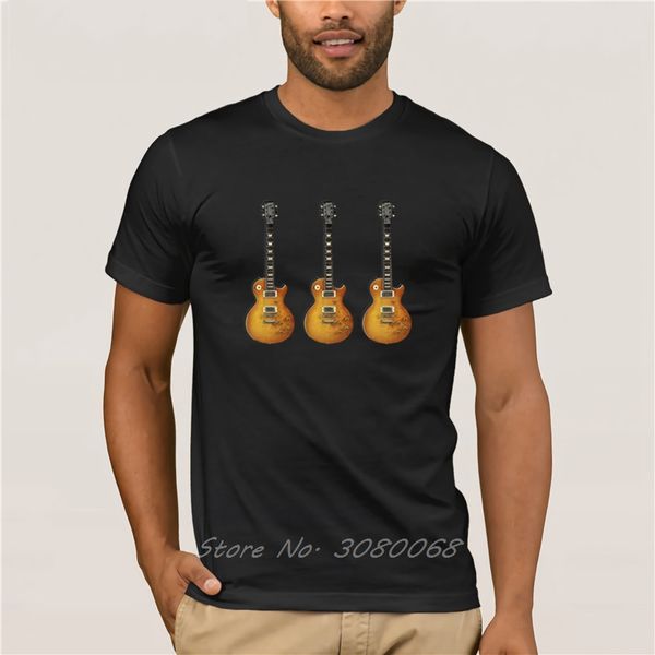 

tshirt men les paul standard 1959 mark rogan transparent new men's casual print fashion t-shirt summer tees hip hop harajuku