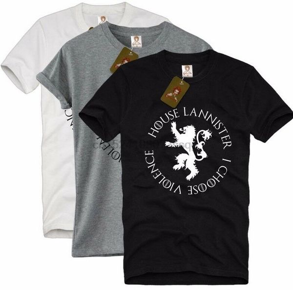 

house lannister t shirt game of thrones inspired jon snow tee tyrion s-xl