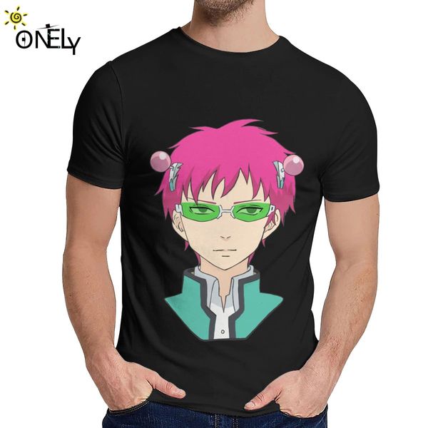 

crewneck saiki anime t shirt new arrival for male natural cotton the disastrous life of saiki t shirt plus size