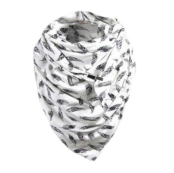 

women printing scarf scarves fashion retro female multi-purpose headwear shawl scarf autumn winter turban mask #bl2, Blue;gray