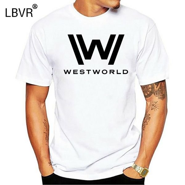 

men westworld fashion short sleeve t shirt white