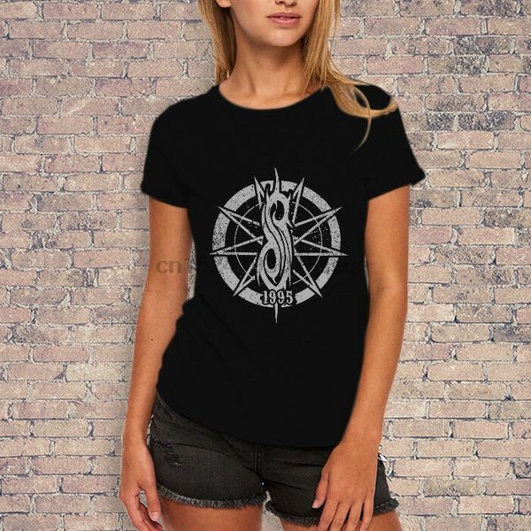 

in pentagram slipknot logo t-shirt womens style