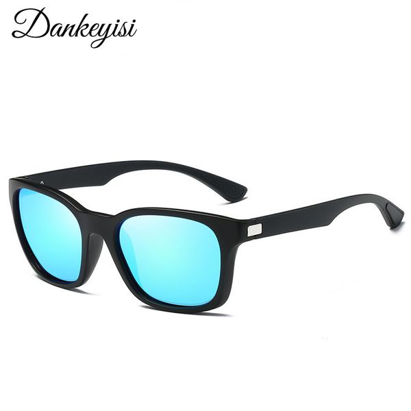 

dankeyisi vintage sunglasses men sunglasses polarized square brand designer male sun glasses female, White;black