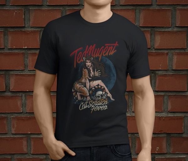 

new ted nugent hard blues rock guitarist legend men's black t-shirt size s-3xlhihop short t shirt 2018 new brand