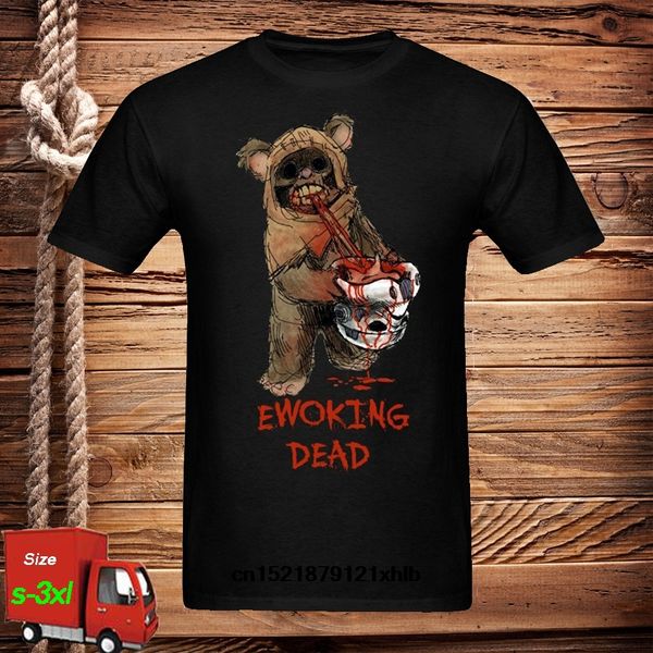 

мужчины тенниска существо orgullo зомби ewok mingse таможенные s черный двигатель bay top tee футболки женщин
