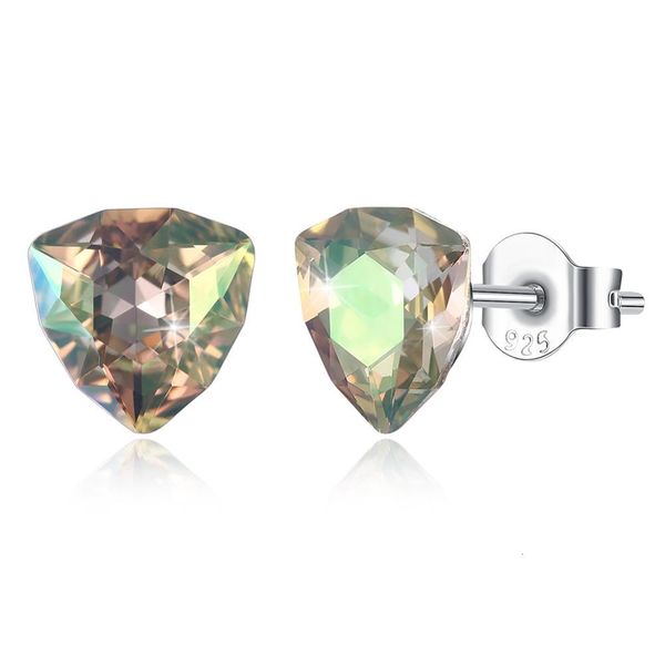 

кристаллы lekani 7 цвета от swarovski серьги стержня стерлингового серебра 925 fine jewelry для женщин груза падения оптового, Silver