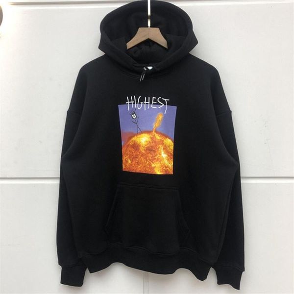 

новый трэвис скотт высший вс astroworld пуловер мужчины женщины лучшее качество фуфайки трэвис скотт astroworld hoodie, Black