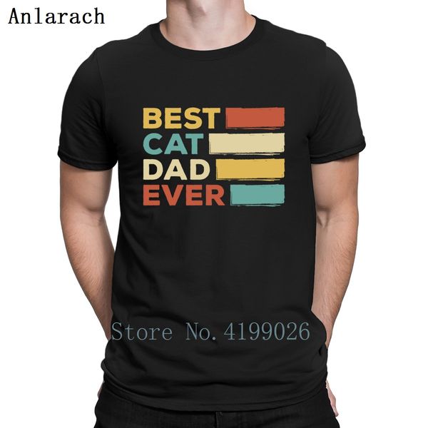 

cat dad ever men boy cat owners t shirt short sleeve spring autumn euro size s-5xl designs authentic gents famous shirt