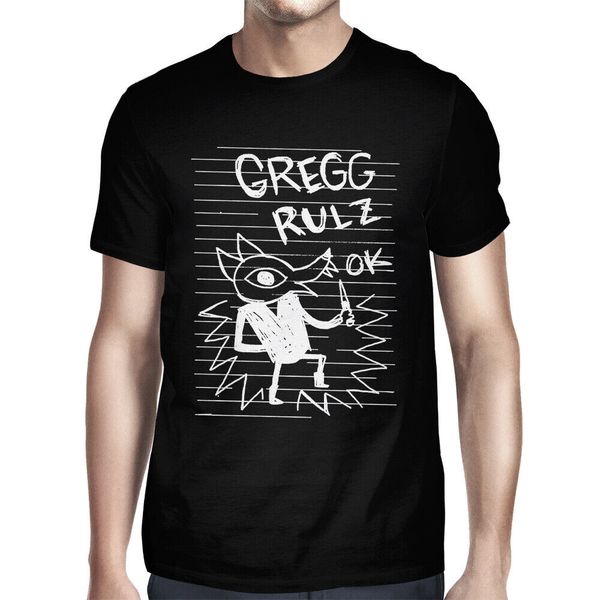 

night in the woods gregg rulz ok t-shirt, premium cotton tee