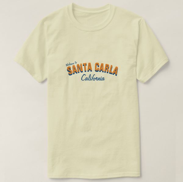 

2019 printed men t shirt cotton short sleeve santa carla 80 movie t-shirt women tshirt