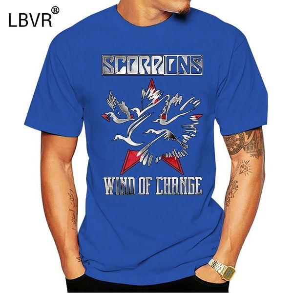 

official t shirt scorpion wind of change t-shirt black heavy metal in sm - 5xl