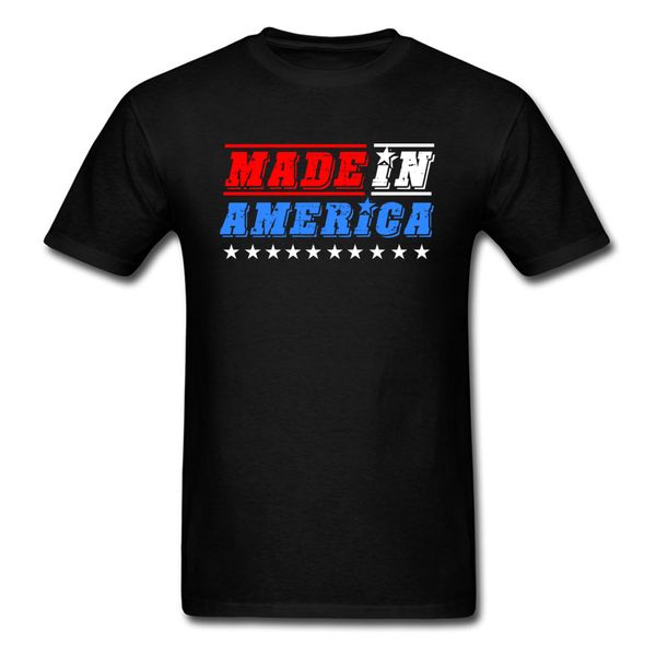 

made in america t-shirt men letter print t shirt usa flag style tshirt oversized black hipster tees cotton clothes guys