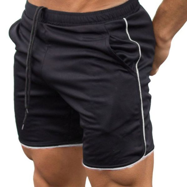 

men's shorts 2021 men sports short training bodybuilding summer workout fitness pants fitnessshort sport, White;black