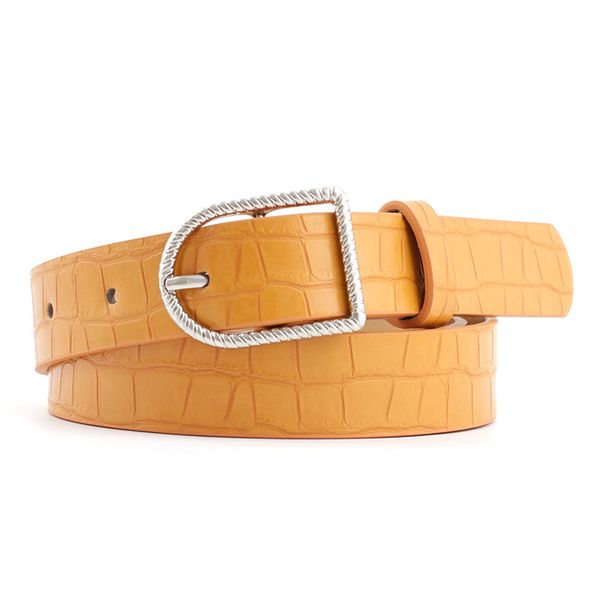 

female waistband dress skirt jeans decorative buckle long belt women waist belt ladies pin buckle imitation leather belts, Black;brown