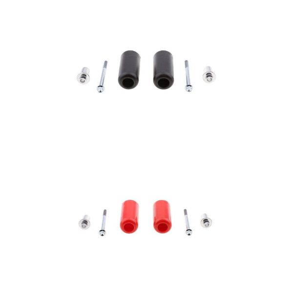 

red & black frame crash sliders falling protection protector for motorcycle