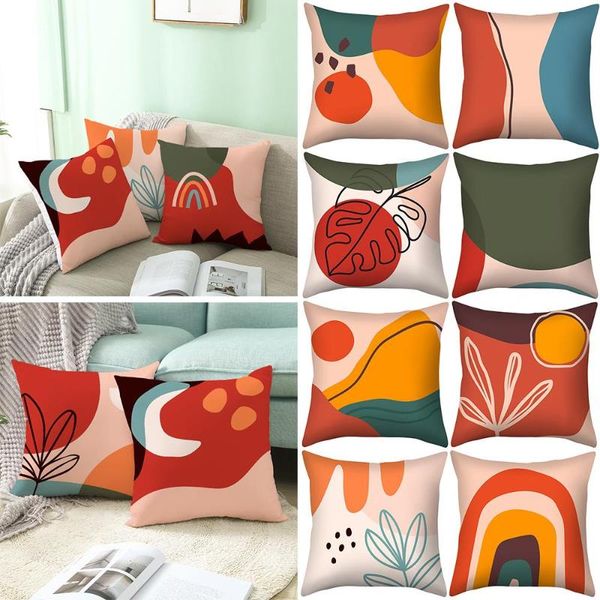 

1pcs 45x45cm decorative throw velvet pillow covers bed sofa pillows case printed cushion cover home bed sofa decoration pillow case