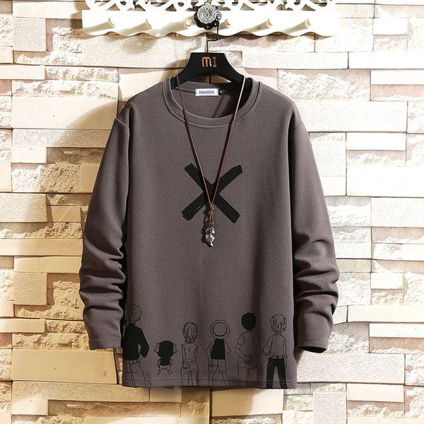 

autumn spring black white tshirt tees classic style brand fashion clothes oversize m-5xl o neck long sleeve t shirt men's q1219, White;black