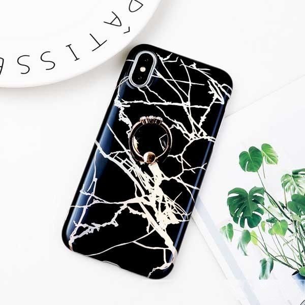

fashion laser marble texture phone case for iphone xr xs max x 6 6s 7 8 plus soft imd protective phone back cover coque