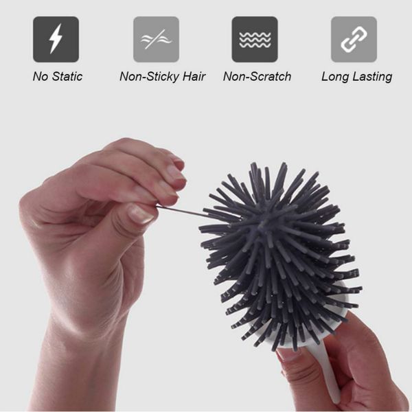 

silicone toilet brush with soft bristle, bathroom toilet bowl brush and holder set, constructed of durable thermoplastic rubber
