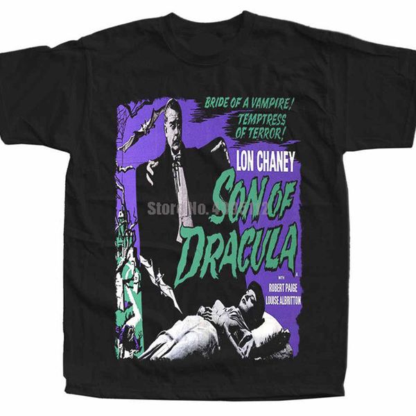 

son of dracula f francis poster femmes tshirt hip hop clothing tshirts designer t shirts o neck t-shirts for women