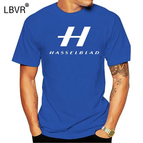 

hasselblad logo s m l xl cotton blend short sleeve black t-shirt