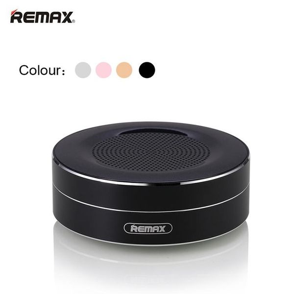 

original remax rb-m13 portable bluetooth speaker mini colorful round subwoofer wireless speakers hd sound support tf card better charge 3