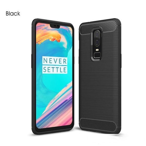 

oneplus 6 6t case soft silicon tpu cover carbon fiber case for oneplus 5 5t 6 6t phone case fundas back cover