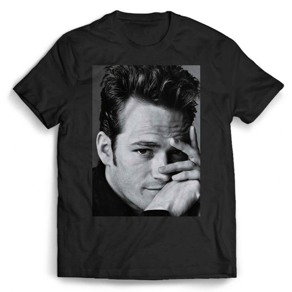 

luke perry beverly hills monochrome t shirt men women tee shirt ing