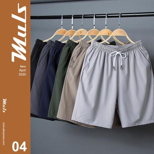 

8xl summer shorts men fast dry sports plus size male short pant beachwear breathable elastic waist straight boardshorts kg-523, White;black