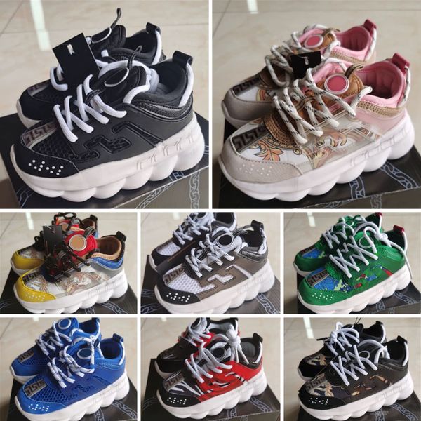 

2020 air cushion easter pack breathable children running shoes boy girl young kid sport sneaker size size 26-35, Black