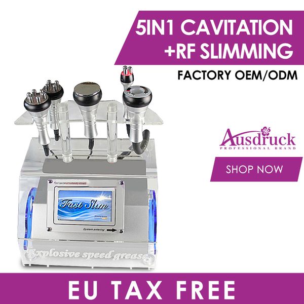 

eu tax new vacuum rf radio frequency skin lifting multipolar bipolar ultrasonic cavitation slimming machine cellulite removal