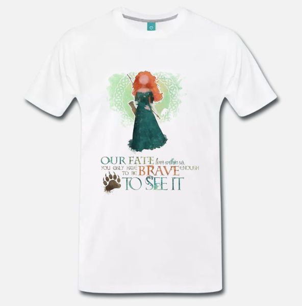 

t-shirt brave merida frase citazione fiaba favola - 1 s-m-l-xl-2xl-3xl