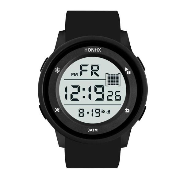 

wristwatches 100pcs/lot 99341x-492 electronic watch sport style men luminous alarm clock satch life waterproof wholesale, Slivery;brown