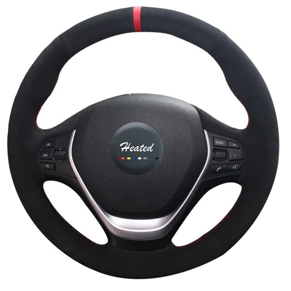 

suede leather braid on the steering wheel cover for f20 2012-2020 f45 2014-2020 f30 f31 f34 2013-2020 f32 f33 f36